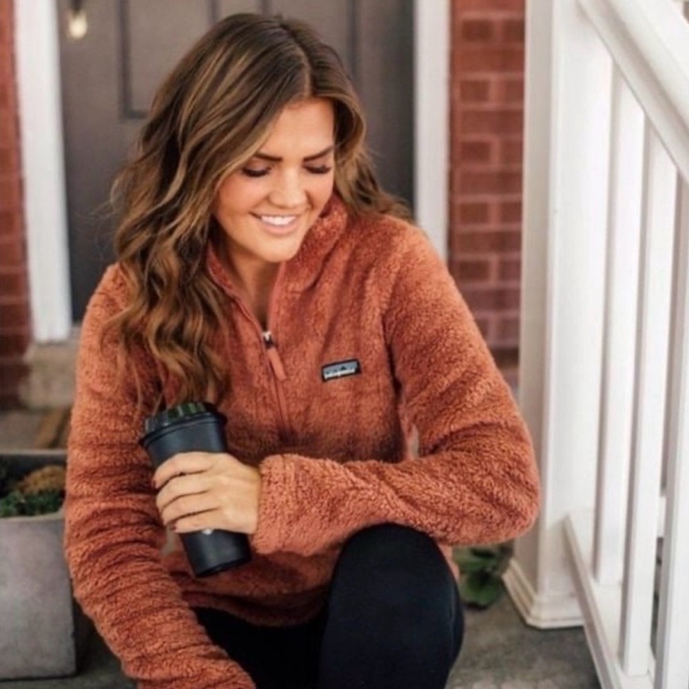 Patagonia Los Gatos 1/4 zip-Rust-Medium